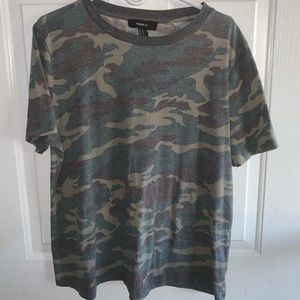 Forever 21 Plus Camo Tee